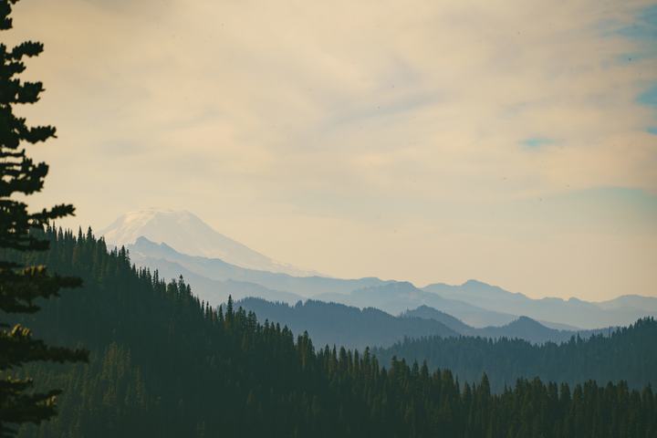 Mount Rainier — landscape photograph by Akhila Sankar